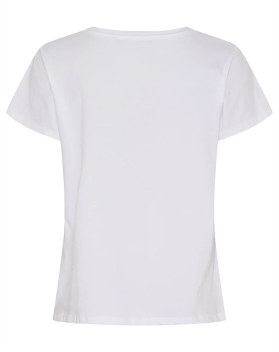 Marta Du Chateau - MDCHerdis T-shirt - White/Baby